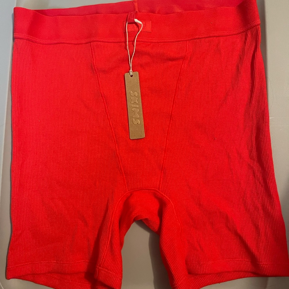 SKIMS Boxer NWT ribbed cotton